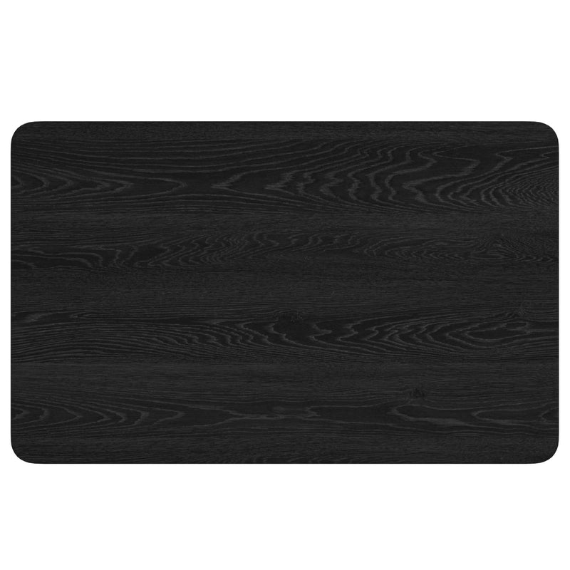 Mesa de comedor rectangular - Negra