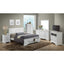 Upholstered Panel Sleigh Bed Design