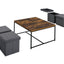 Caitlin - Wood Grain 5 Piece Coffee Table (Set of 5)