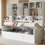 Daybed With All-In-One Cabinet And Shelf