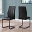 Dining Chair, Side, Upholstered For Dining Room, Contemporary & Modern (Set of 2)