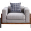 Pelton - Chair With 1 Toss Pillows - Walnut