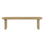 Indoor Dining Bench, 350 Lbs Weight Capacity, Fits 3 People - Pine