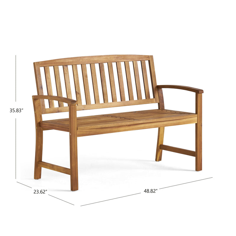 Farmhouse Style Loja Bench Indoor / Outdoor