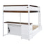Bunk Bed With Twin Size Trundle, Storage And Desk