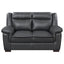 Borden - 2 Piece Living Room Set With Smooth Upholstery - Gray