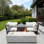 Outdoor Elegance Conversation Set With Fire Pit
