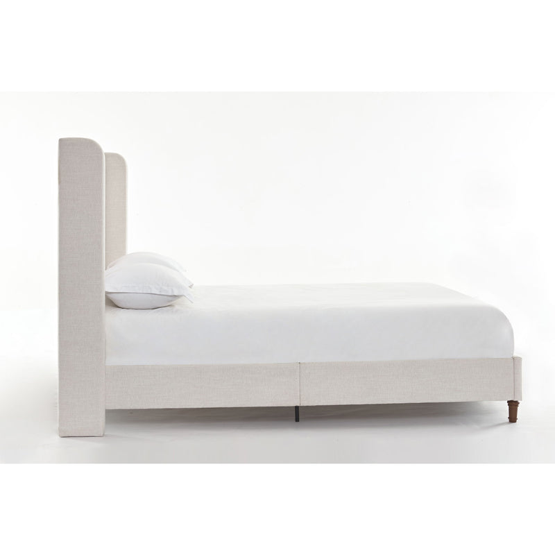 Harper - Cama tapizada con cabecero alto / Cabecero alto / Elegancia sencilla / No necesita somier