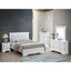 Bed With LED Light Accents Headboard