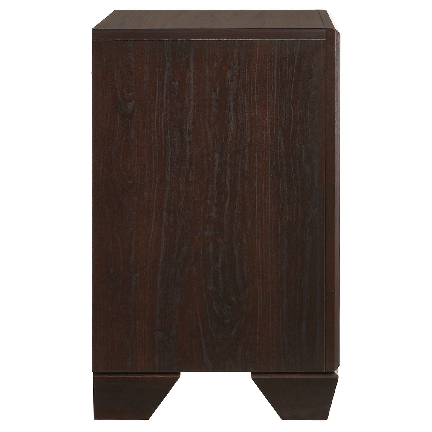 Copper - 2 Drawer Rectangular Nightstand