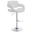 Adjustable Bar Stool With Upholstery