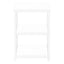 3 Tier Accent Table, Side Marble Look Contemporary & Modern