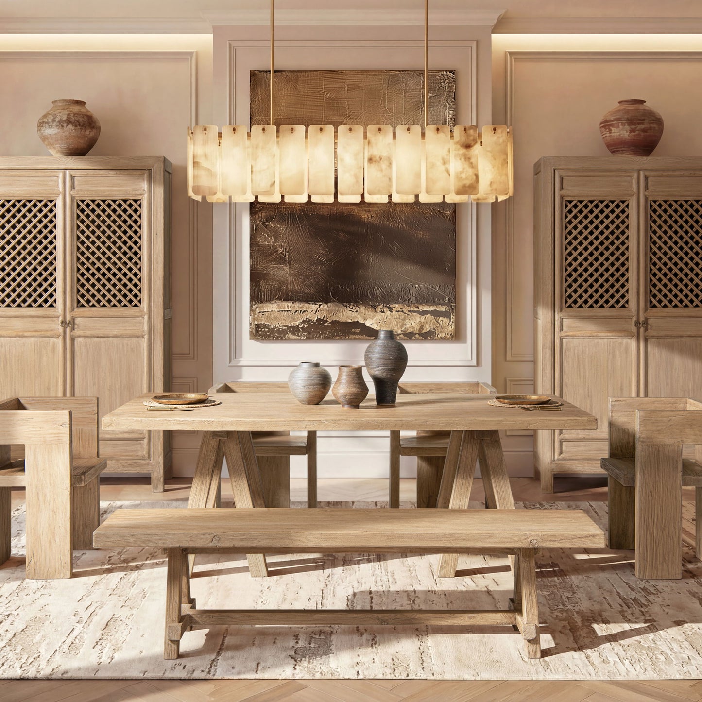 Hawthorne - Dining Bench - Natural