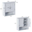 Multi Functional Wall Mounted Cabinet With Adjustable Shelves For Bathroom