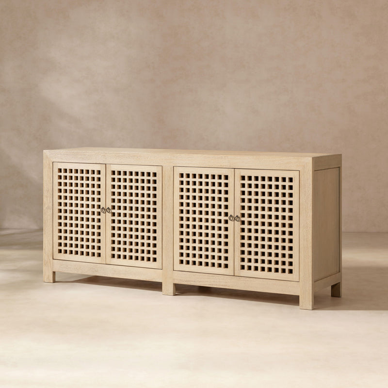 Alden - 4 Door Cabinet - White