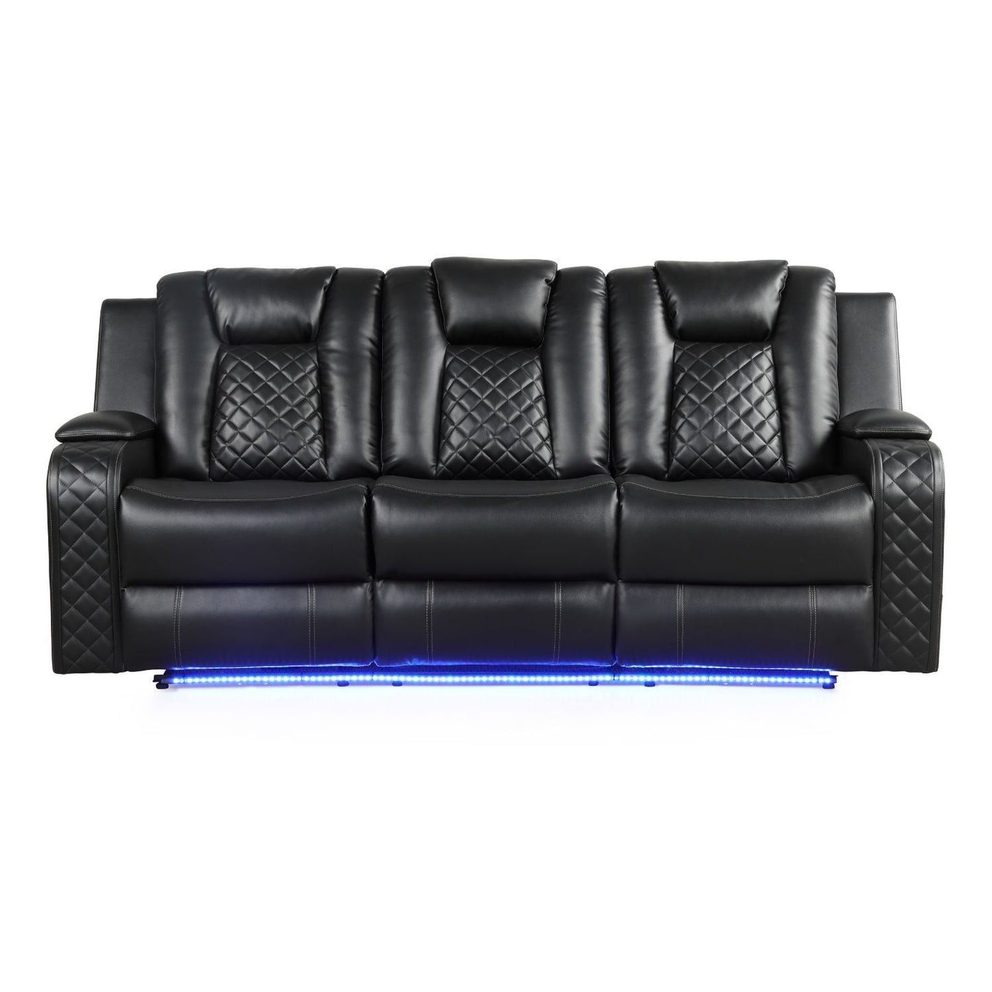 Benz - LED & Power Recliner With Adjustable Headrests And Ambient LED Lighting