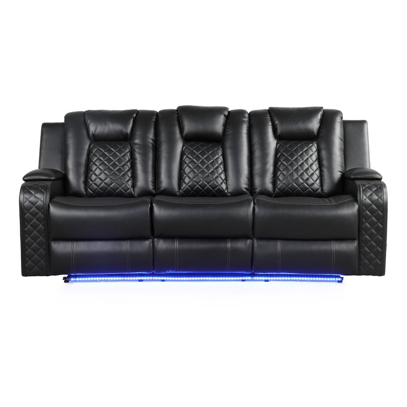 Benz - Power Reclining Sofa With LED Lighting