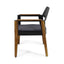 Soho - Transitional Style Outdoor Club Chair (Set of 2) With Cushions - Teak
