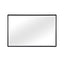 Rectangle Wood Mirror - Black