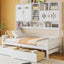 Daybed With All-In-One Cabinet And Shelf