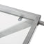 Modern Z Shaped Bar Cart With Tempered Glass Shelves - Silver