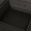 Outdoor Square Mgo Wood Burning Fire Pit - Dark Gray