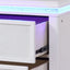 Opium - 2 Drawer Nightstand With LED Lights - White