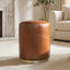 Nico - Round Ottoman Stool - Brown