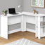 Computer Desk, Home Office, Corner, Storage Shelves, L Shape, Laptop, Contemporary & Modern