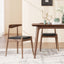 Dining Chairs With Ergonomic Backrest (Set of 2)