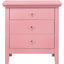 3 Drawer Nightstand & Dove Tailed Drawers