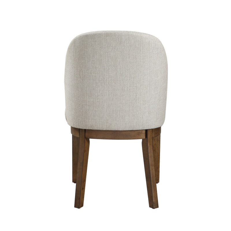 Phoenix - Dining Chair (Set of 2) - Chestnut / Light Gray