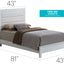 Transitional Modern Design Bed