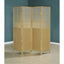 Gabby - 4 Panel Divider Folding Shoji Screen With Windowpane Details - Natural
