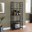 Bookshelf, Bookcase, Etagere, 4 Tier, For Office, Contemporary & Modern - Espresso