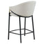 Sloped Arm Counter Stools (Set of 2) - Beige