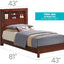 Bed With Transitional Design Stylish