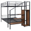 Bunk Bed With Lateral Storage Ladder And Wardrobe