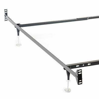 Renee - Twin / Full Bed Frame With Reinforced Center Beam And Bolt-On Construction - Black