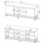 Chase - 2 Door Console With Herringbone Design - Oak