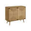 Accent Chest, 2 Door Cabinet, Storage Furniture - Walnut