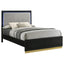 Sophia - Panel Bed With LED Headboard
