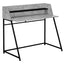 Computer Desk For Home Office, Laptop, Storage Shelves, Marble Look Contemporary & Modern