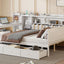 Daybed With 3 Drawers USB Ports And Desk