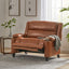Tufted Design Wide Manual Recliner Chair
