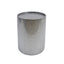 Modern Round Accent Table With Hammered Surface