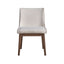 Ginny - Boucle Velvet Side Chair (Set of 2) - Walnut