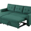 Upholstered Pull Out Sectional Sofa With Chaise