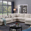 Celine - Fabric Corner Sectional Sofa With Right-Facing Chaise, Cupholders, And Charging Ports