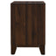 Anza - 2 Drawer Nightstand Bedside Table With Smooth Storage - Walnut